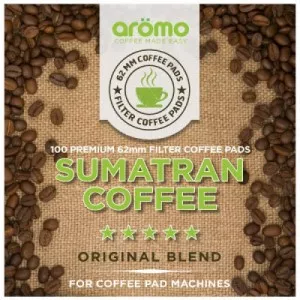 Aromo - SUMATRA - 62mm Senseo Unwrapped Compatible Coffee Pods - Coffee Supplies